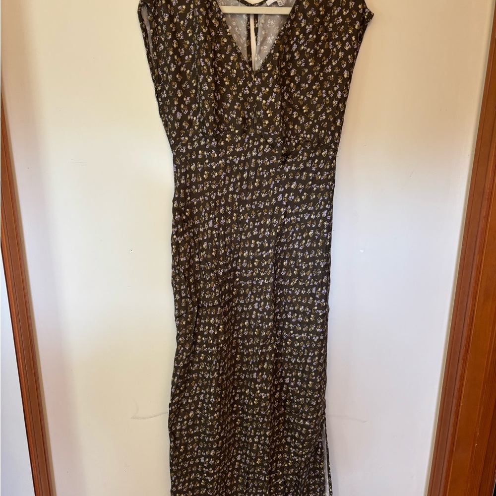 Madewell Sleeveless Silk Maxi Dress
